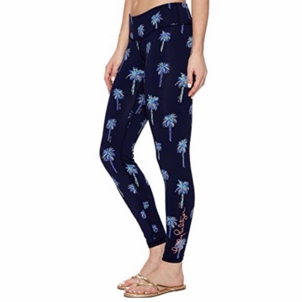Lilly Pulitzer Luxletic Weekender Sunset Safari Palms Legging - Picture 4 of 15